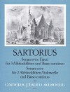 SARTORIUS Sonata a tre Fiauti (2 sonatas)