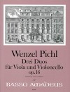 PICHL 3 duos op. 16 for viola and violoncello