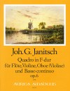 JANITSCH Quadro in F-dur op. 6 - Part.u.St.