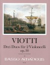 VIOTTI 3 Duos op. 30 for 2 cellos - Score & Parts