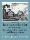 LOEILLET 12 Sonaten op. 3 - Band I: 1-3