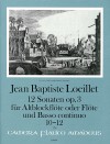 LOEILLET 12 Sonatas op. 3  - Volume IV: 10-12