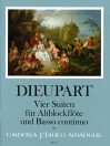 DIEUPART 4 suites for treble recorder and bc.