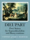 DIEUPART 2 suites for descant recorder and bc.