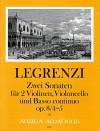 LEGRENZI 2 Sonaten op.8/4-5 - Score & Parts