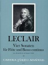 LECLAIR L'AINÉ 4 Sonatas from ”Second Livre”(17