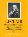 LECLAIR L'AINÉ J.-M. Première Recréation, op.6