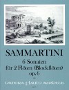 SAMMARTINI 6 Sonaten op. 6 - Spielpartitur