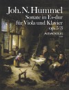 HUMMEL J.N. Sonate Es-dur op. 5/3 - Part.u.St.