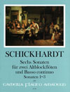 SCHICKHARDT 6 Sonaten - Band I: Sonaten 1-3