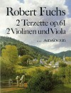 FUCHS, R. 2 terzets op. 61 for 2 violins and viola