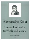ROLLA Sonata I in E flat major for viola & violin