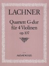 LACHNER Quartett op. 107 in G-dur für 4 Violinen