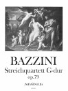 BAZZINI Streichquartett in G-dur op. 79
