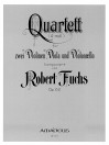 FUCHS, R. String quartet a minor op. 62 - Parts