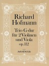 HOFMANN Trio G-dur op.112 für 2 Violinen und Viola