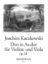 KACZKOWSKI Duo As-dur op. 14 für Violine und Viola