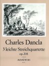 DANCLA 3 easy string quartets op. 208 - Parts