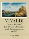 VIVALDI Concerto a minor for 2 violas - piano red.