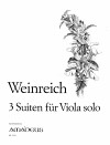 WEINREICH 3 suites for viola solo - First edition