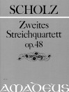 SCHOLZ Second quartet op. 48 - Parts