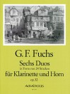 FUCHS G.F. 6 duos op. 32 in form of 24 pieces