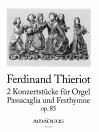 THIERIOT 2 concert pieces for organ op. 85