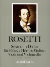 ROSETTI Sextett D-dur (RWV B24) - Part.u.St.