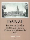 DANZI Sextet E-flat major op. 10 - score and parts