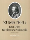 ZUMSTEEG 3 duos for flute and violoncello