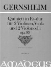 GERNSHEIM Quintett in Es-dur op. 89 - Erstdruck