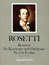 ROSETTI Clarinet concert (RWV C63) - score