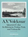 VOLCKMAR Quartet III C major - Score & Parts