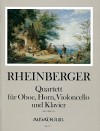 RHEINBERGER Quartett in f-moll (F-dur) - Erstdruck