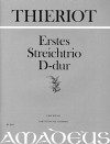 THIERIOT First string trio D major - First Edition