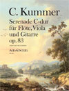 KUMMER C.  Trio in C major op. 83 - Score & Parts