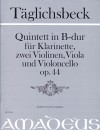 TÄGLICHSBECK Quintett in B-dur op. 44 - Part.u.St.