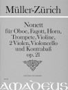 MÜLLER-ZÜRICH Nonet op. 21 - Score and parts