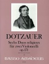 DOTZAUER 6 Duos religieux op.171 for 2 violoncelli