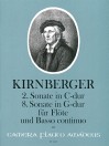 KIRNBERGER 2nd sonata C major, 8th sonata G major