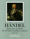 HÄNDEL Triosonate op. 5/2 D-dur (HWV 397) Heft II