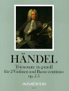HÄNDEL Sonata a tre op. 5/5 in g minor -Vol.V