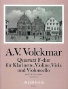 VOLCKMAR Quartett II in F-dur - Erstdruck