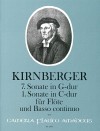 KIRNBERGER 7th sonata G major, 1st sonata C major