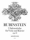 RUBINSTEIN 3 salon pieces op. 11 - Score & Parts