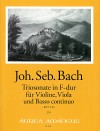 BACH J.S. Sonata a tre in F major (BWV 530)