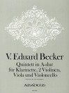 BECKER V.E. Quintett A-dur (”1858 preisgekrönt”)