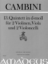 CAMBINI 13. Quintett d-moll [Erstdruck] Part.u.St