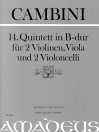 CAMBINI 14. Quintett B-dur [Erstdruck] Part.u.St
