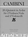 CAMBINI 20. Quintett A-dur [Erstdruck] Part.u.St
